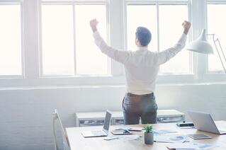 Man in the office
